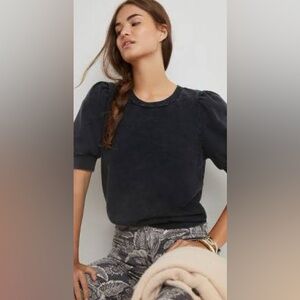 Anthropologie t.la Puff Sleeve Pullover